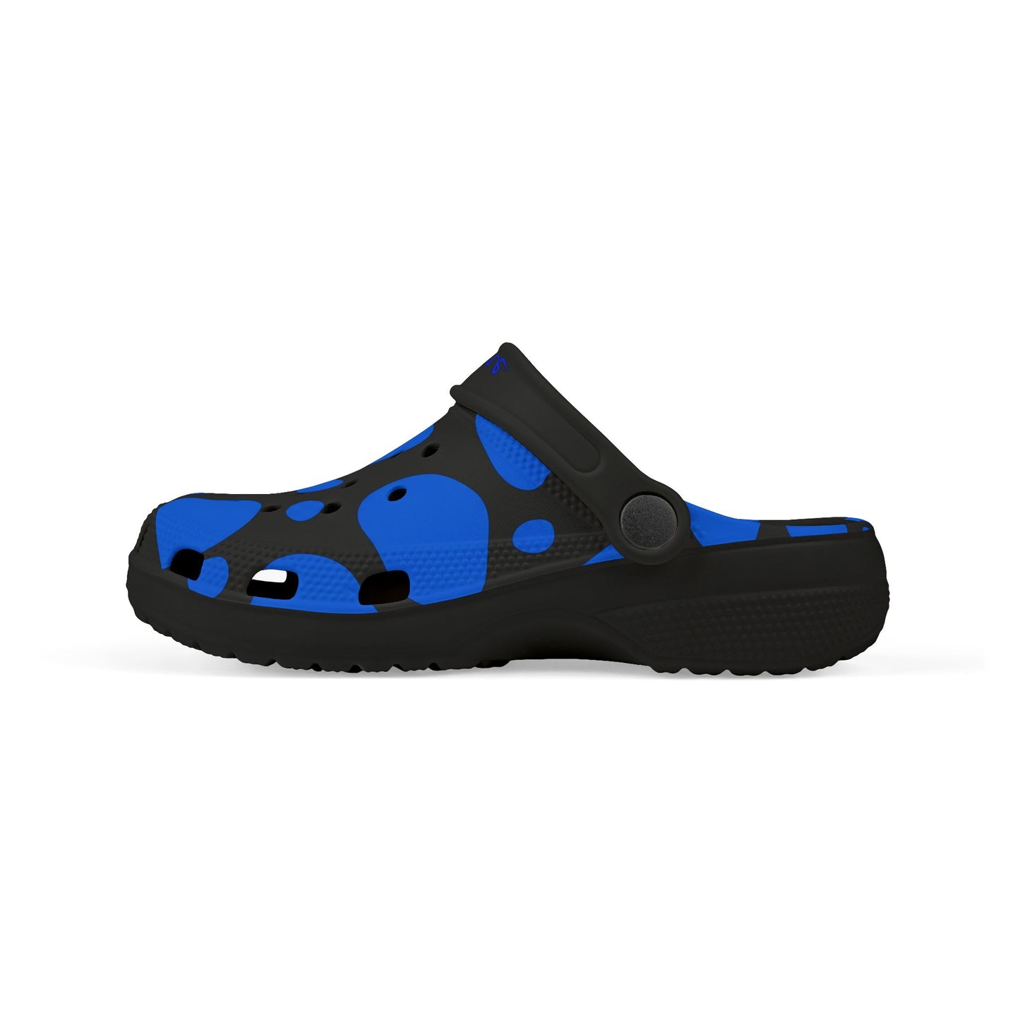 Kids 2wotone Print Blue & Black 2wotone Print Foam Clogs