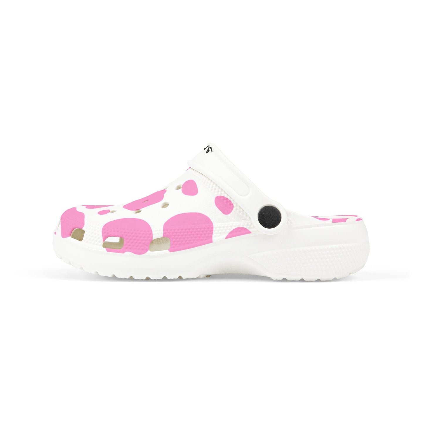 Kids 2wotone Print Pink & White Foam Clogs