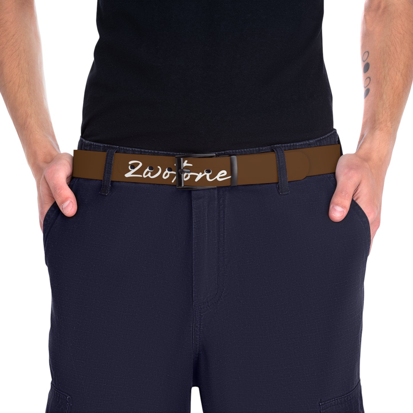 2wotone Signature Brown Belt