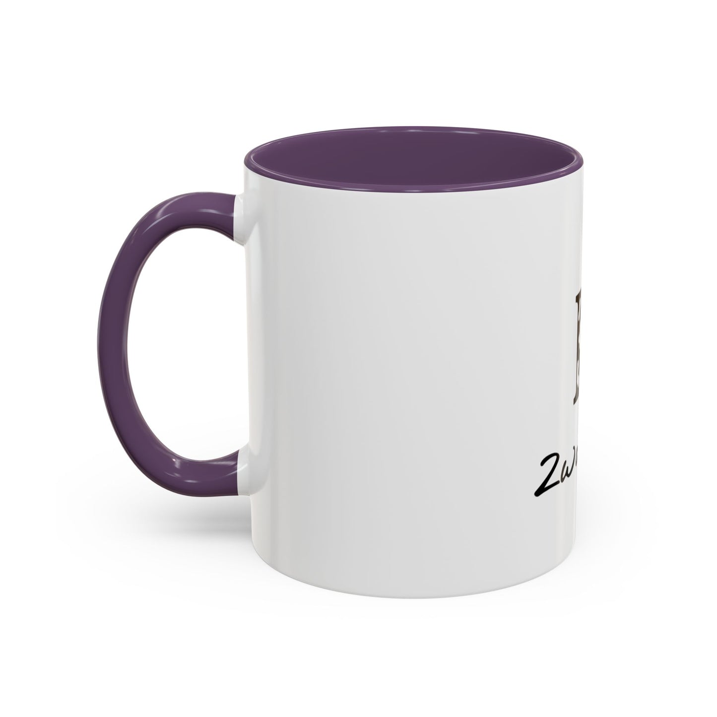 Chic Two-Tone Accent Coffee Mug - 11 & 15oz
