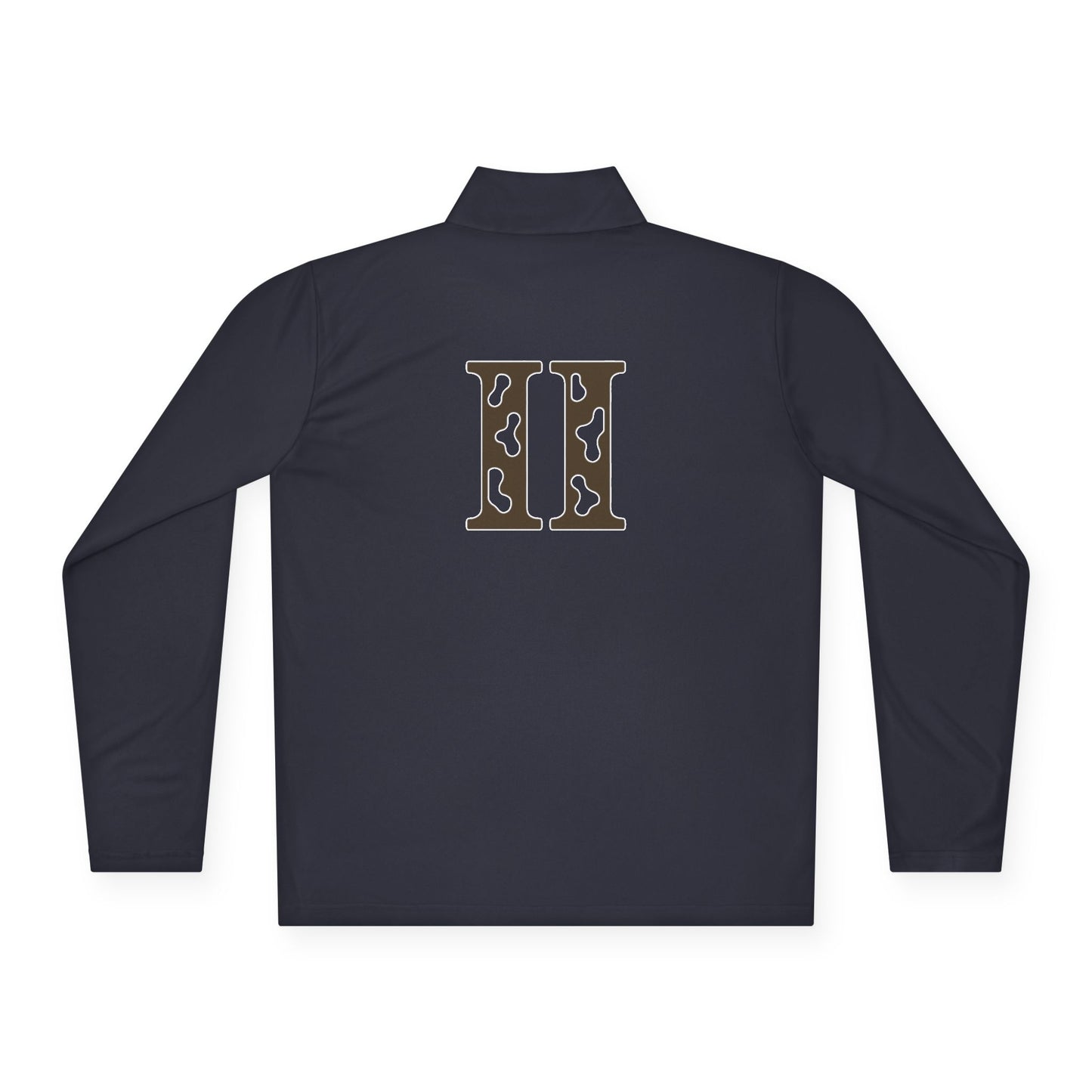 Unisex Quarter-Zip Pullover with Stylish Monogram, Casual Layering, Great for Fall, Gift for Him/Her, Sporty Comfort Wear