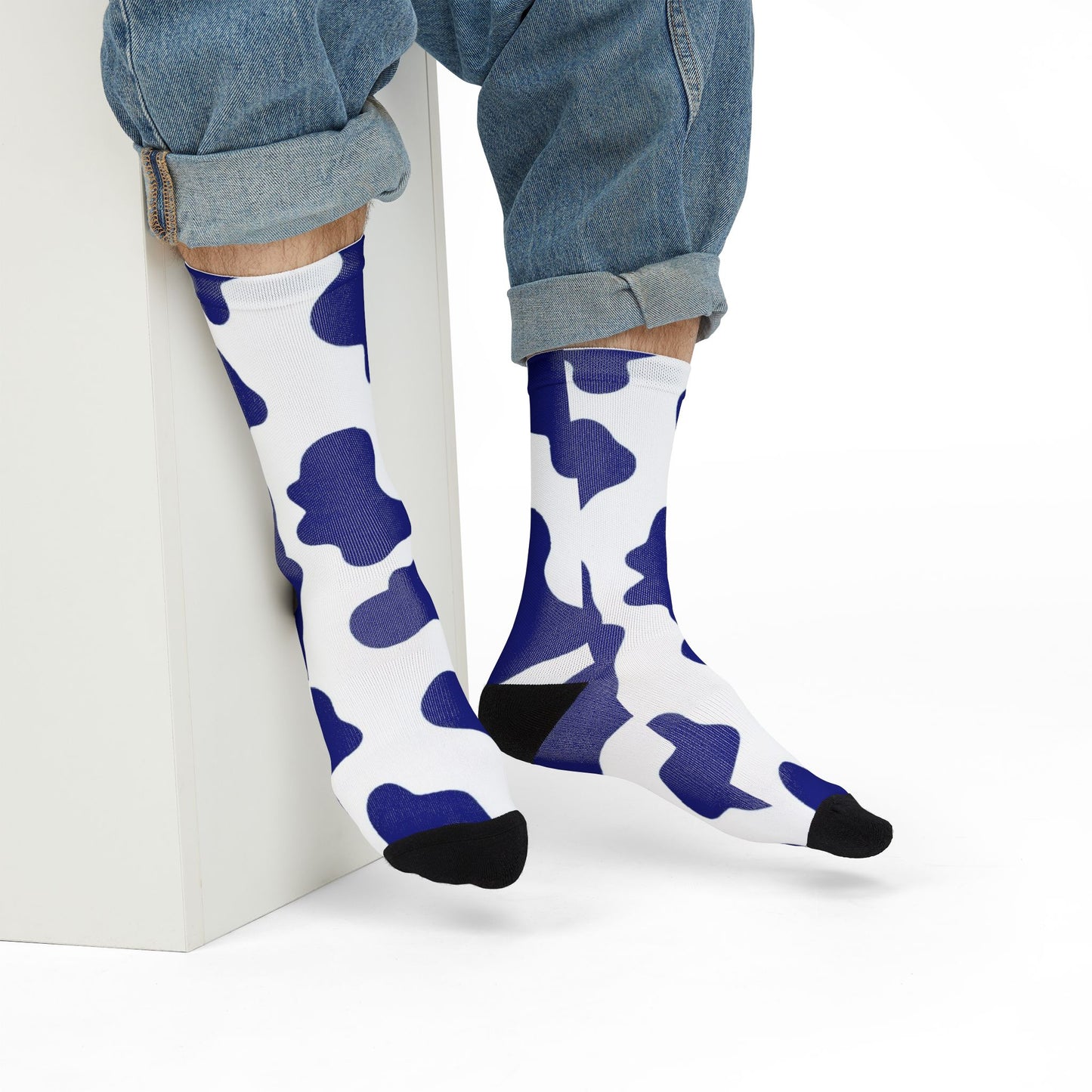 2wotone Print Crew Socks