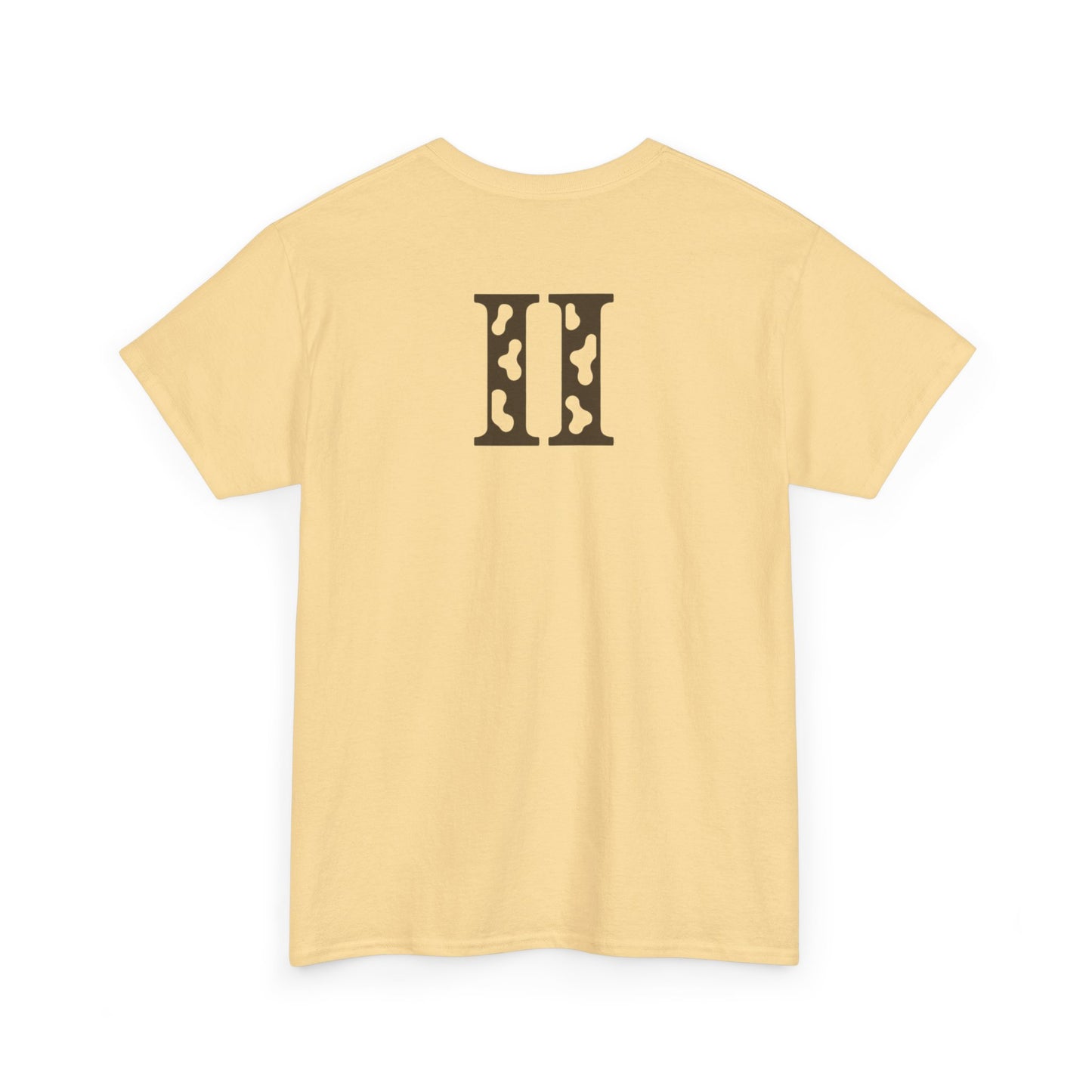 2wotone Casual  Heavy Cotton Tee - Minimalist Design for Everyday Style