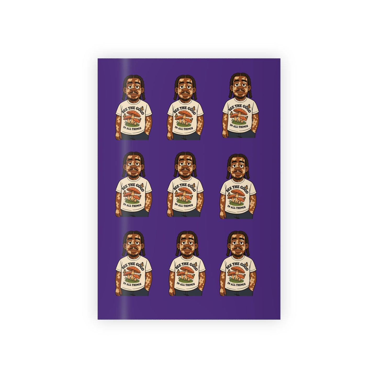 2wotone Cartoon Gift Wrapping Paper Roll - Fun Character Design for All Occasions