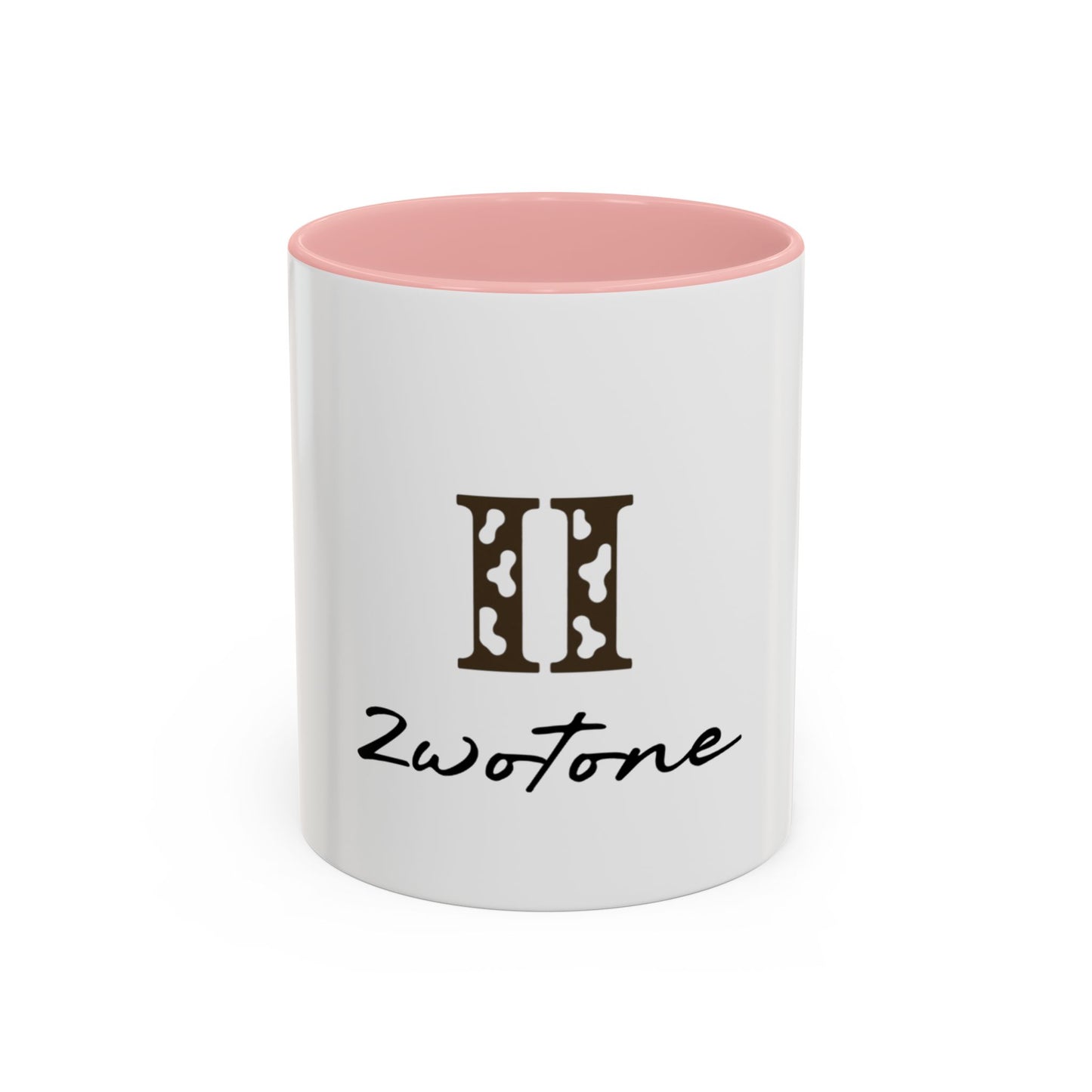 Chic Two-Tone Accent Coffee Mug - 11 & 15oz