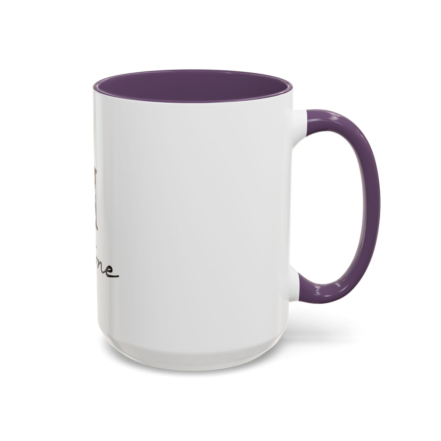 Chic Two-Tone Accent Coffee Mug - 11 & 15oz