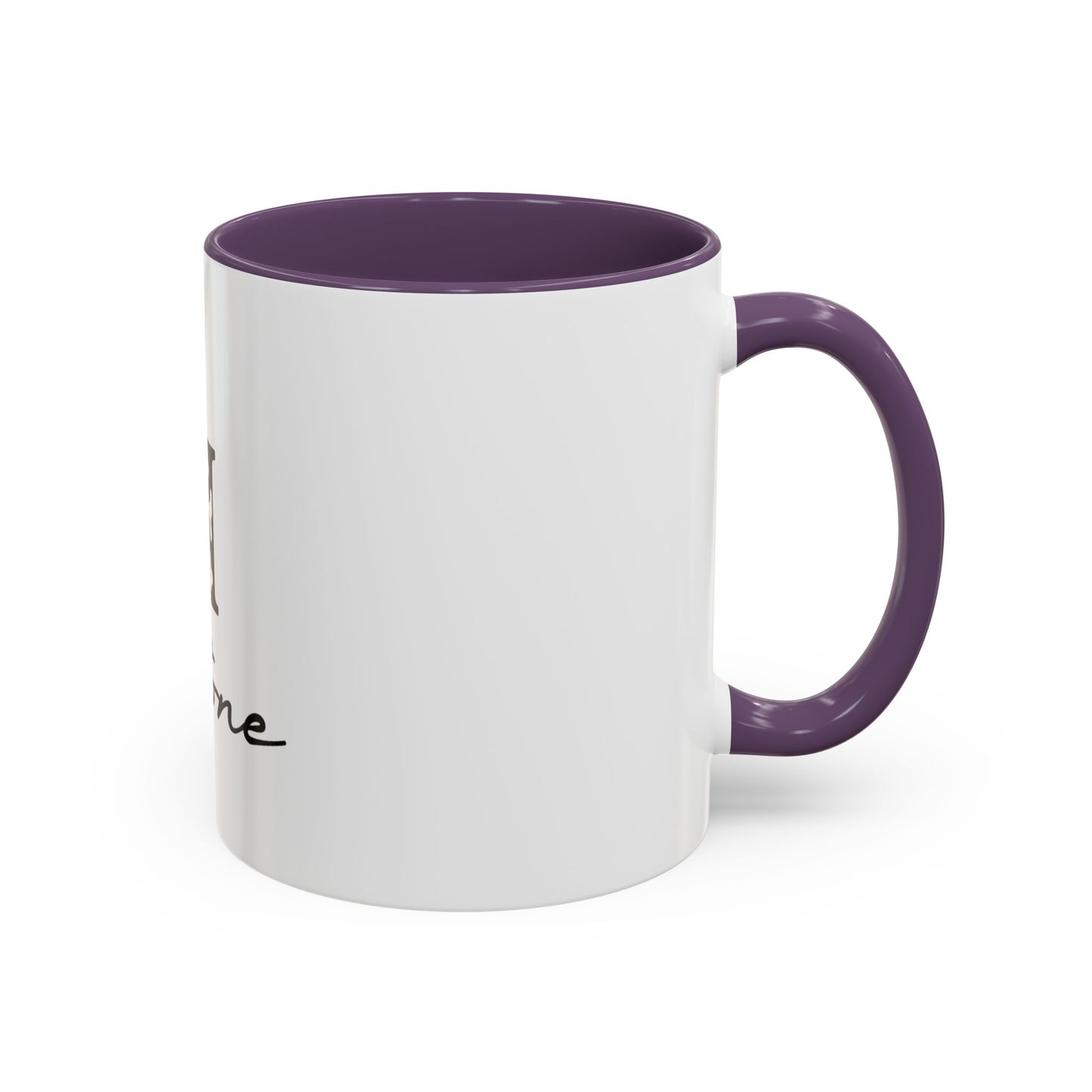 Chic Two-Tone Accent Coffee Mug - 11 & 15oz