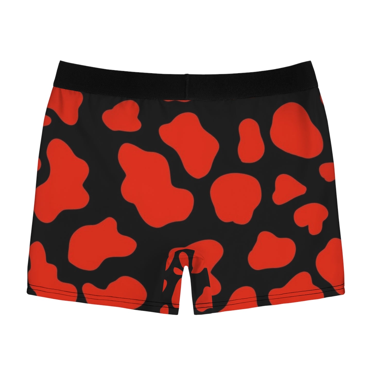 Red & Black 2wotone Print Boxer Briefs