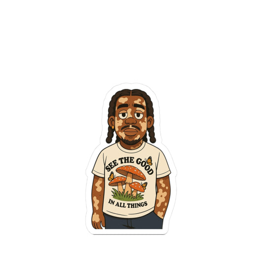 Unique See The Good Kiss-Cut Stickers for Positive Vibes