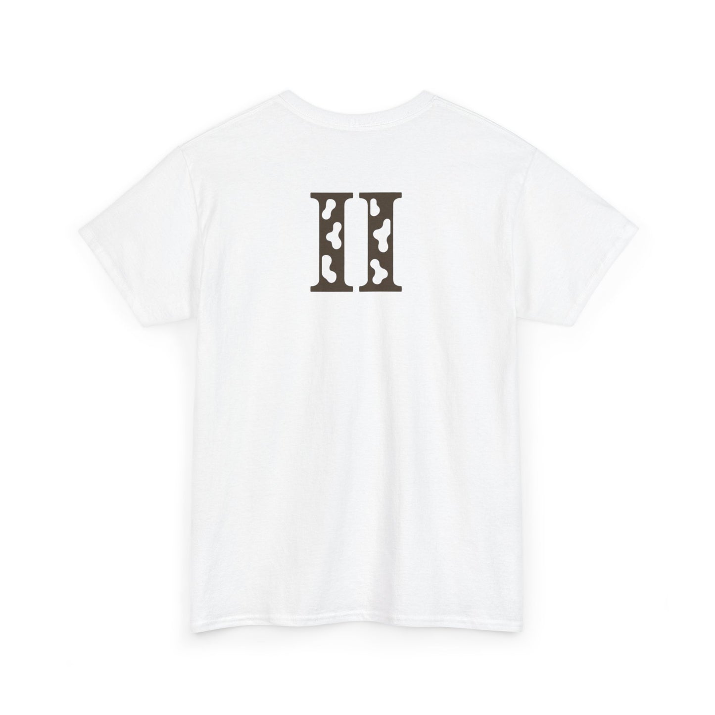 2wotone Casual  Heavy Cotton Tee - Minimalist Design for Everyday Style