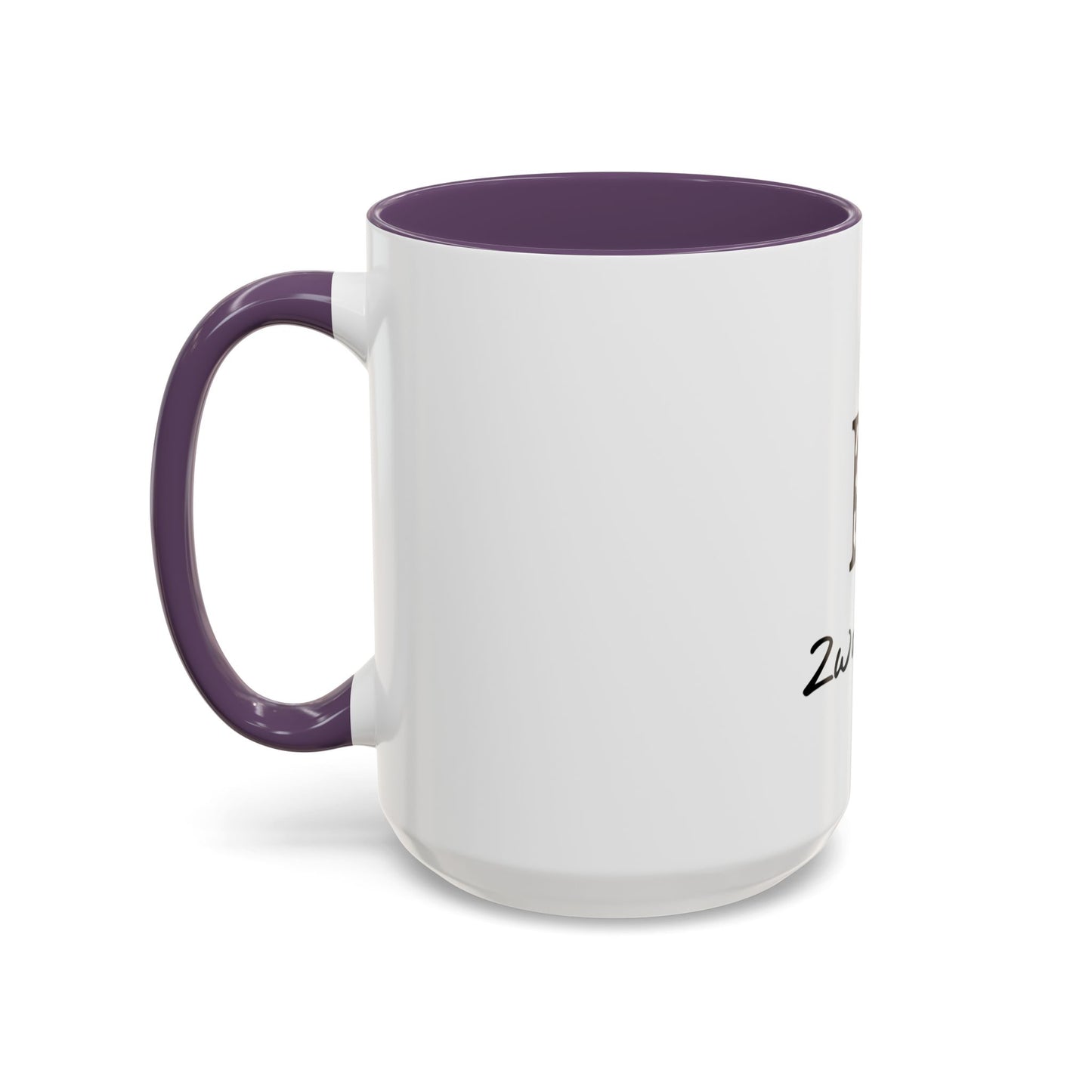 Chic Two-Tone Accent Coffee Mug - 11 & 15oz