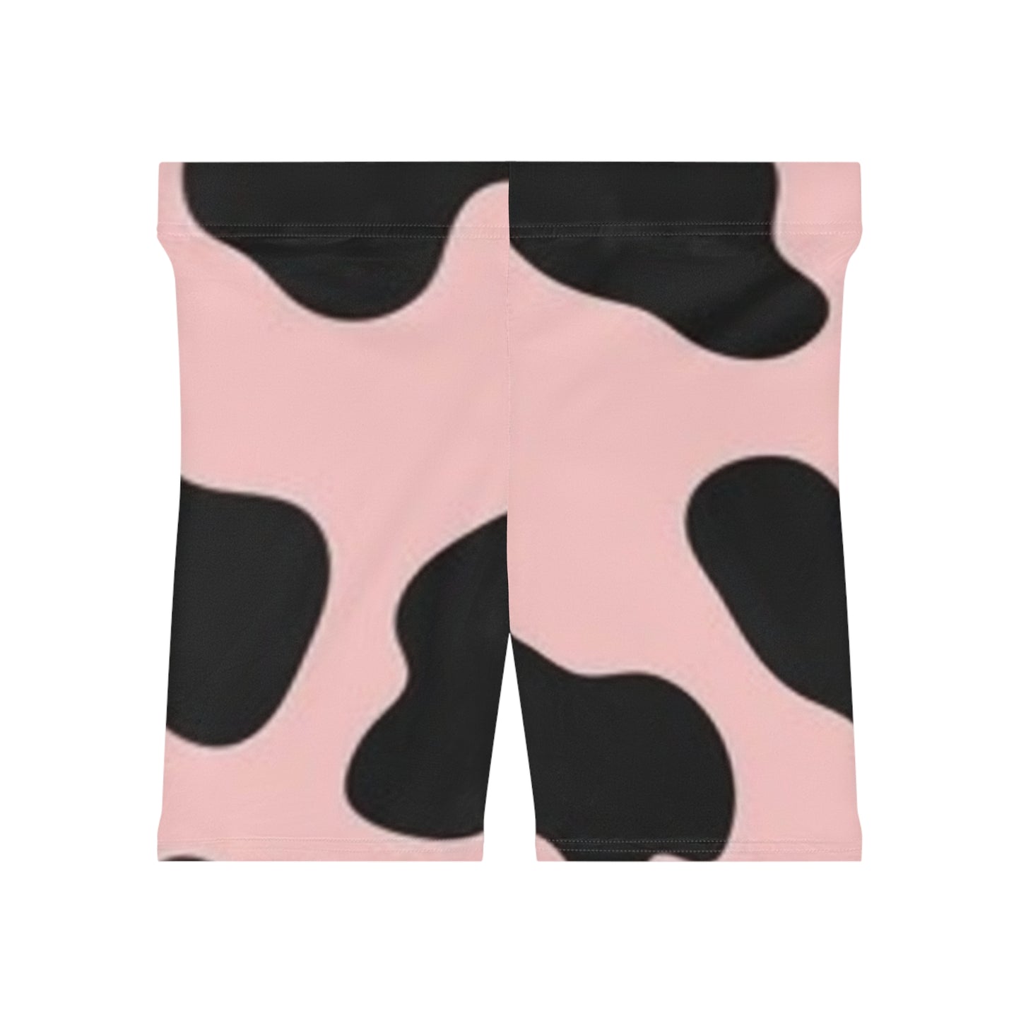 Stylish Viti Women's Biker Shorts, Trendy Activewear, Cow Print Leggings, Summer Workout Gear, Fitness Apparel, Casual Lounge Wear