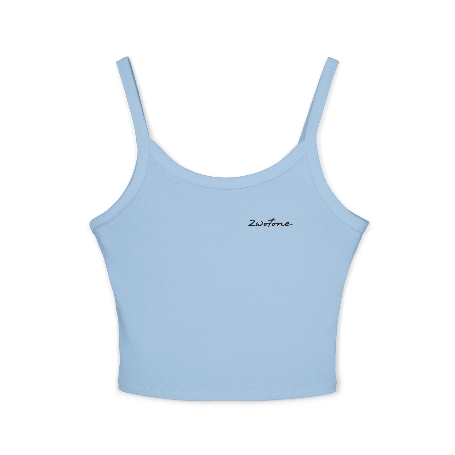 2wotone Signature Women's Spaghetti Strap Tank Top