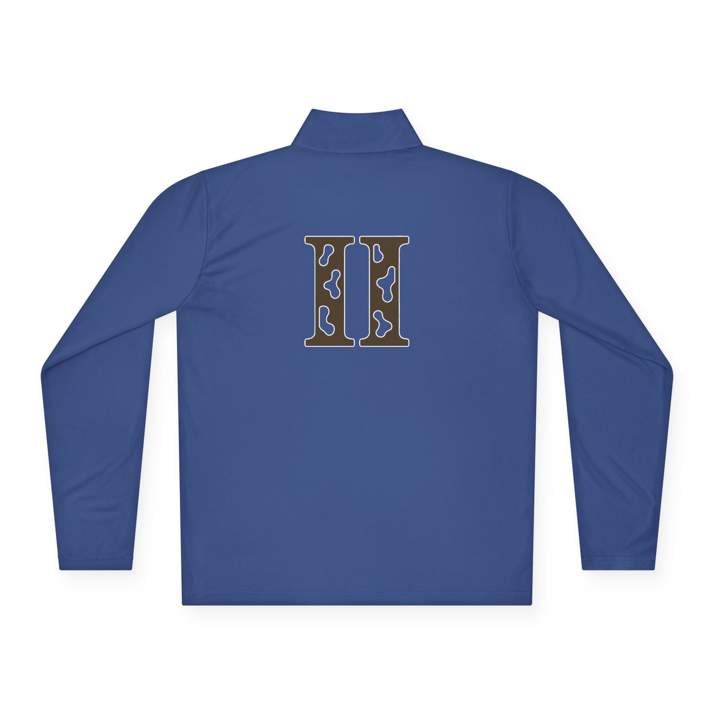 Unisex Quarter-Zip Pullover with Stylish Monogram, Casual Layering, Great for Fall, Gift for Him/Her, Sporty Comfort Wear