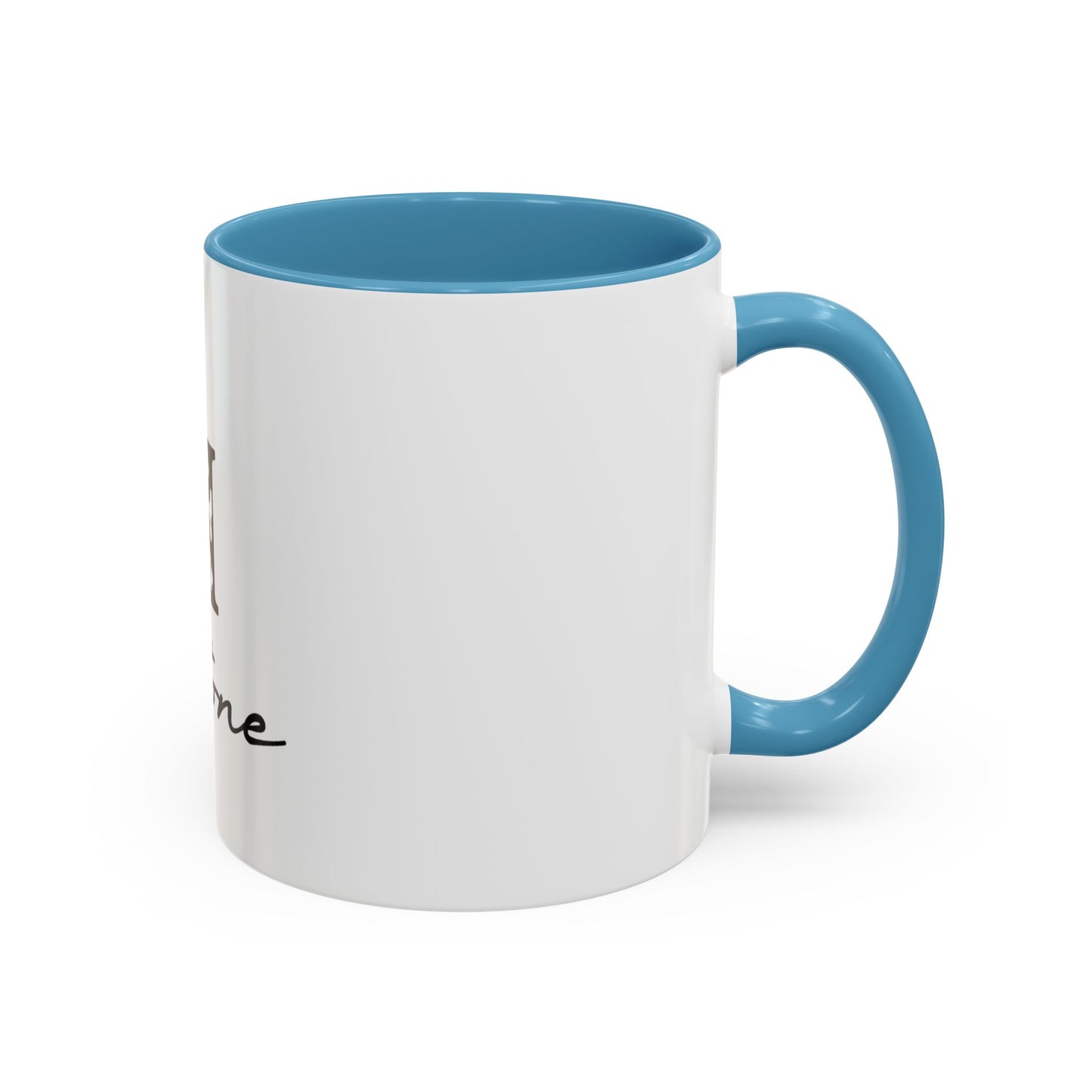 Chic Two-Tone Accent Coffee Mug - 11 & 15oz