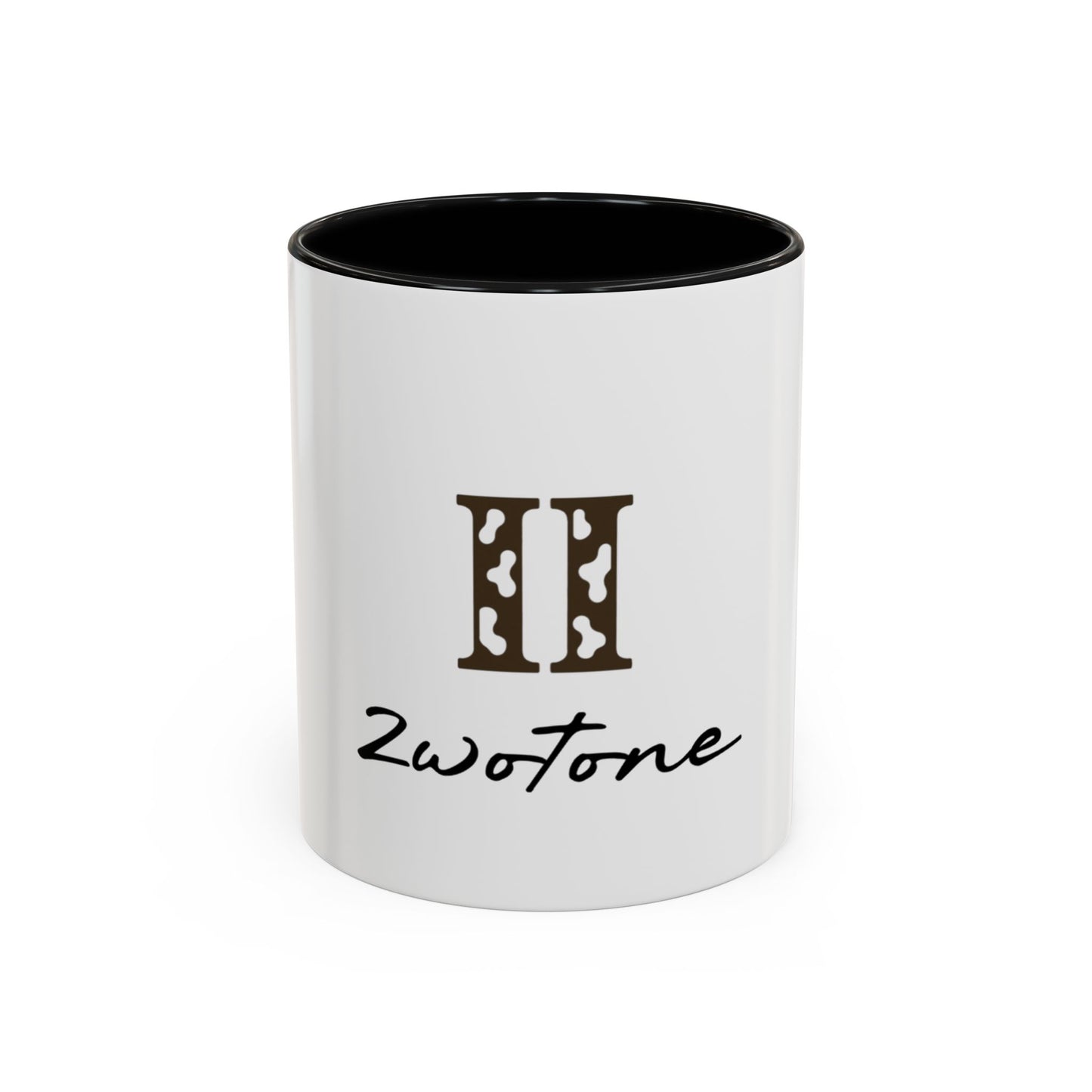 Chic Two-Tone Accent Coffee Mug - 11 & 15oz