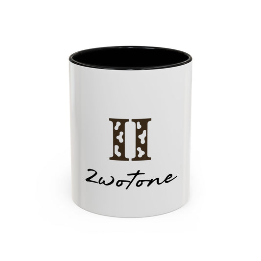 Chic Two-Tone Accent Coffee Mug - 11 & 15oz