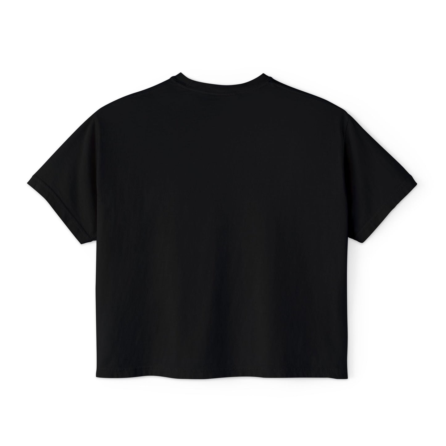 2wotone Women's Boxy Tee — Pink & Green Graphic Crop Shirt