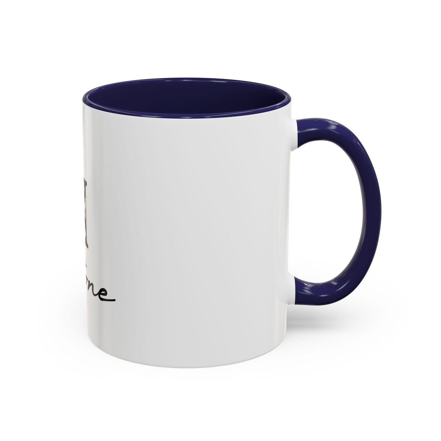 Chic Two-Tone Accent Coffee Mug - 11 & 15oz