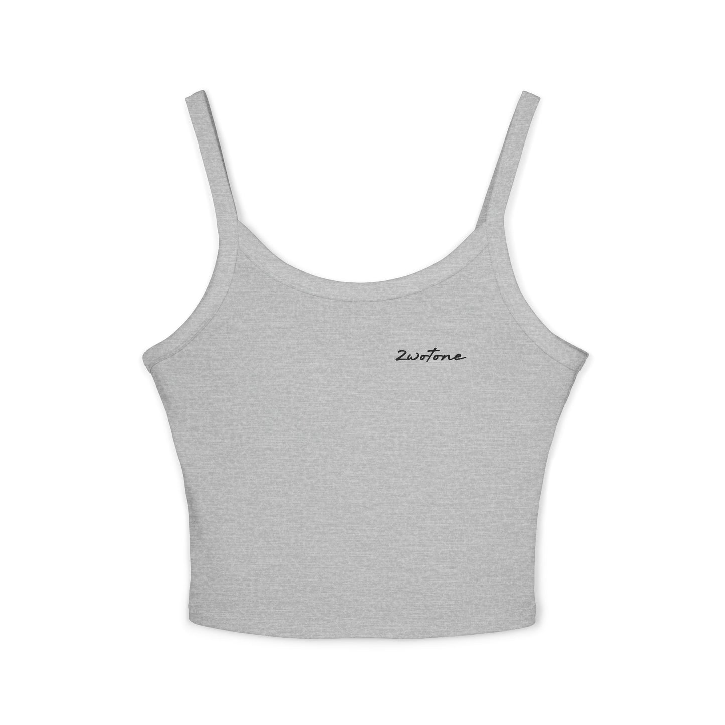2wotone Signature Women's Spaghetti Strap Tank Top