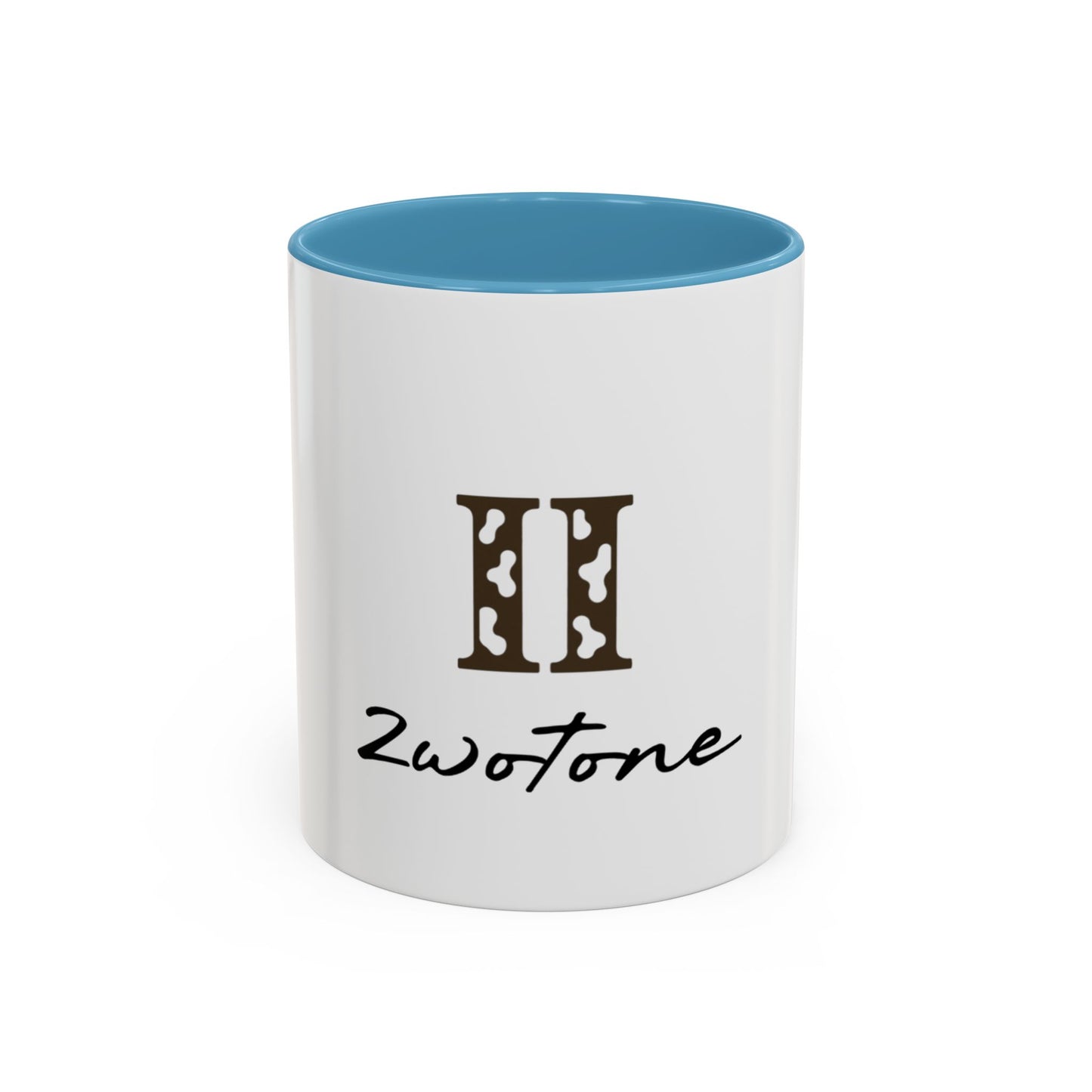 Chic Two-Tone Accent Coffee Mug - 11 & 15oz