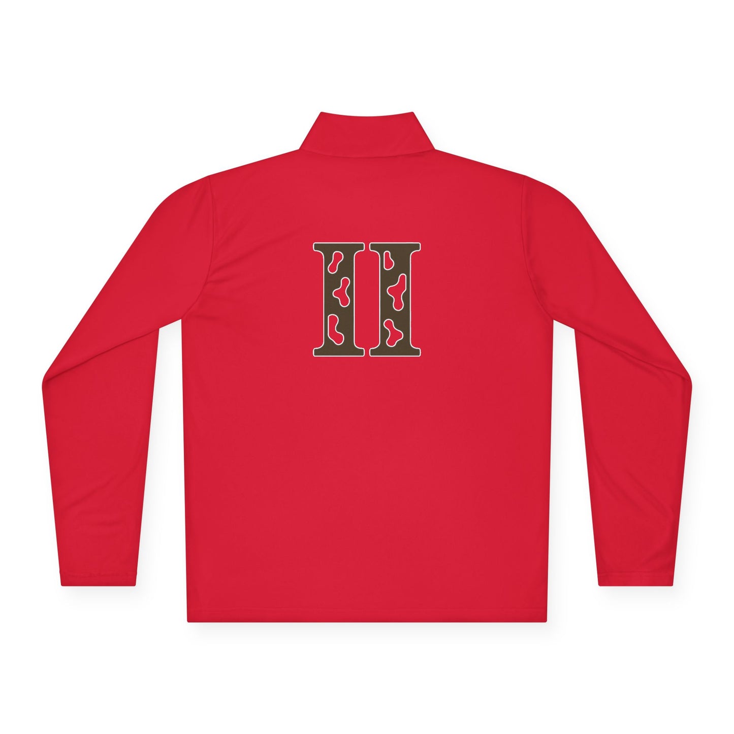 Unisex Quarter-Zip Pullover with Stylish Monogram, Casual Layering, Great for Fall, Gift for Him/Her, Sporty Comfort Wear