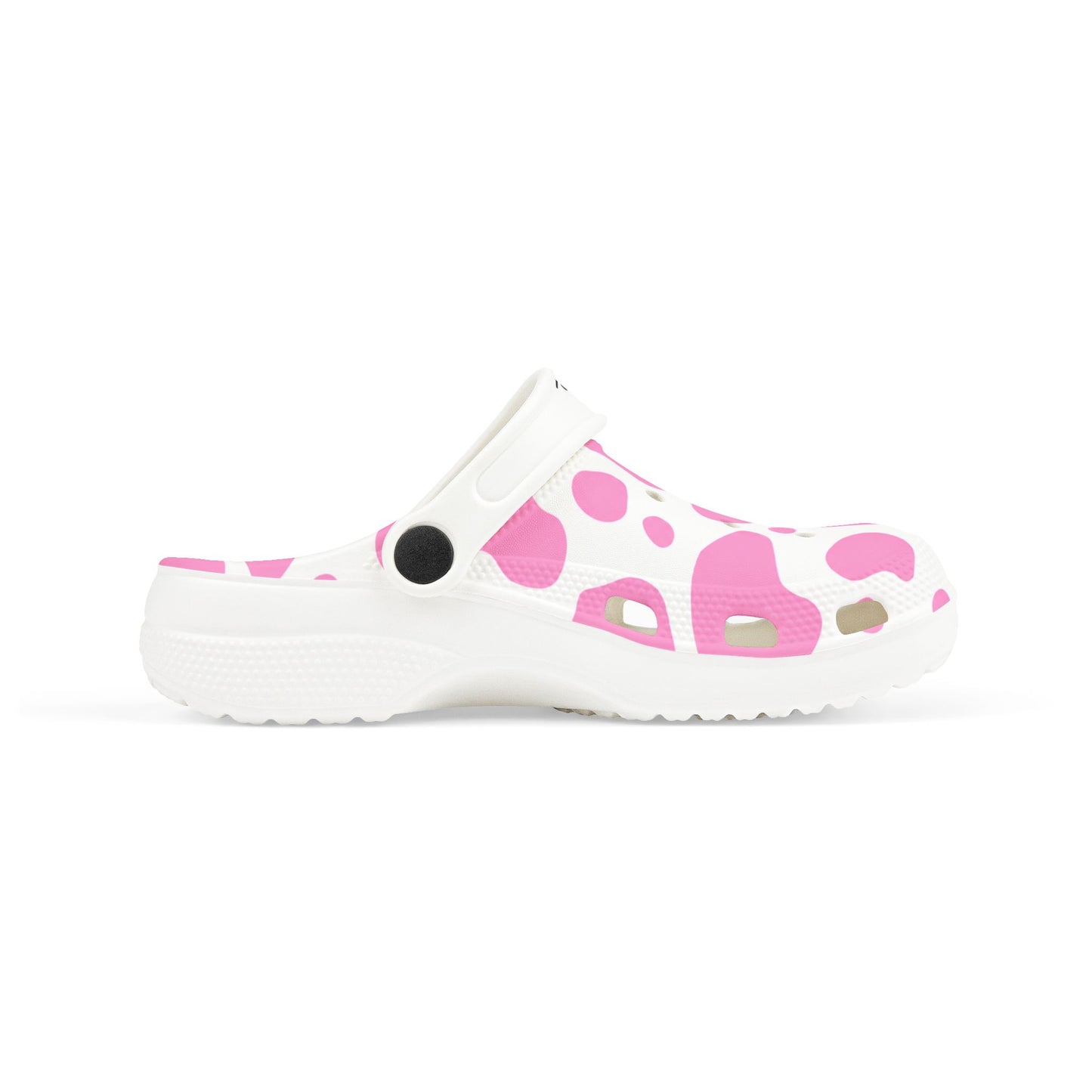 Kids 2wotone Print Pink & White Foam Clogs