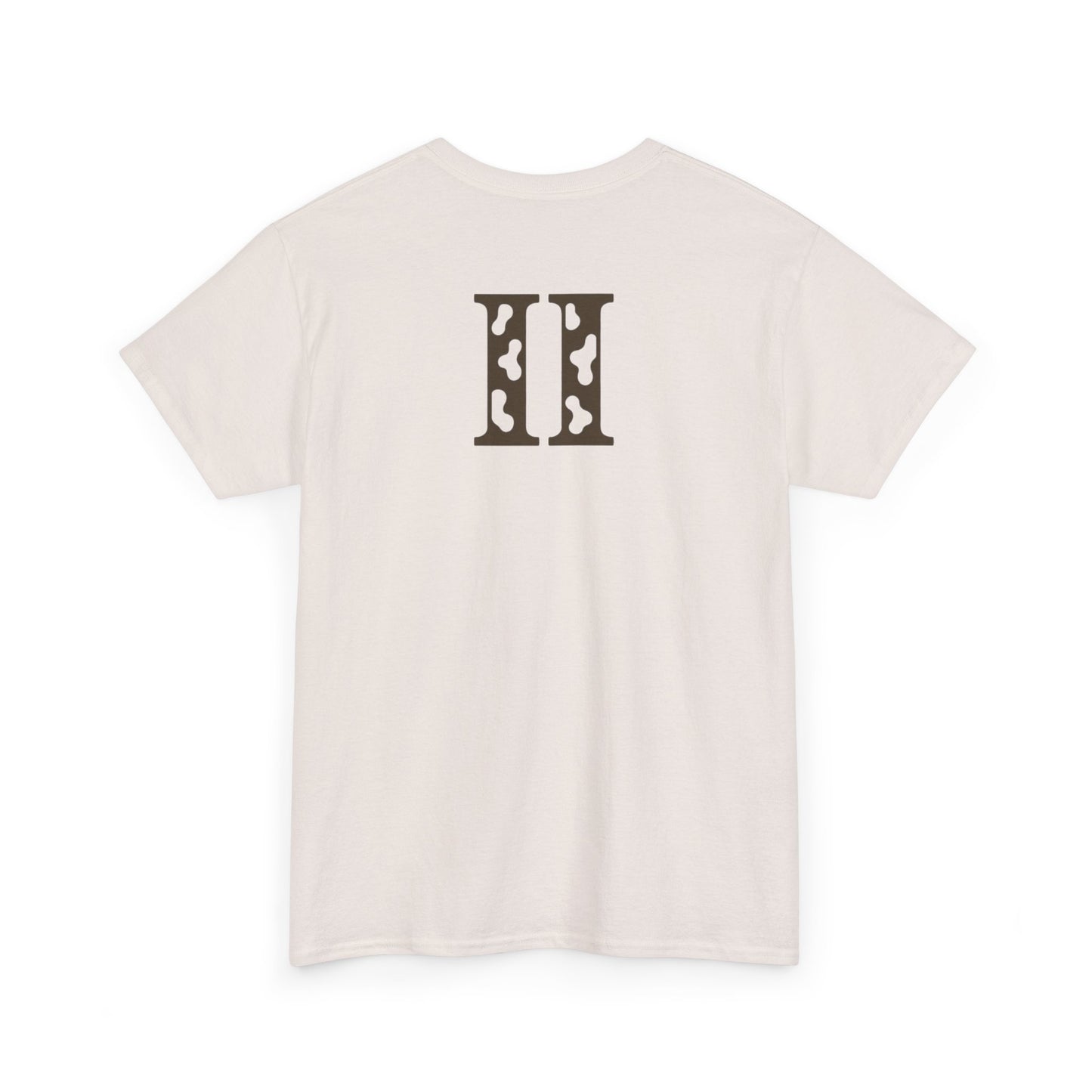 2wotone Casual  Heavy Cotton Tee - Minimalist Design for Everyday Style