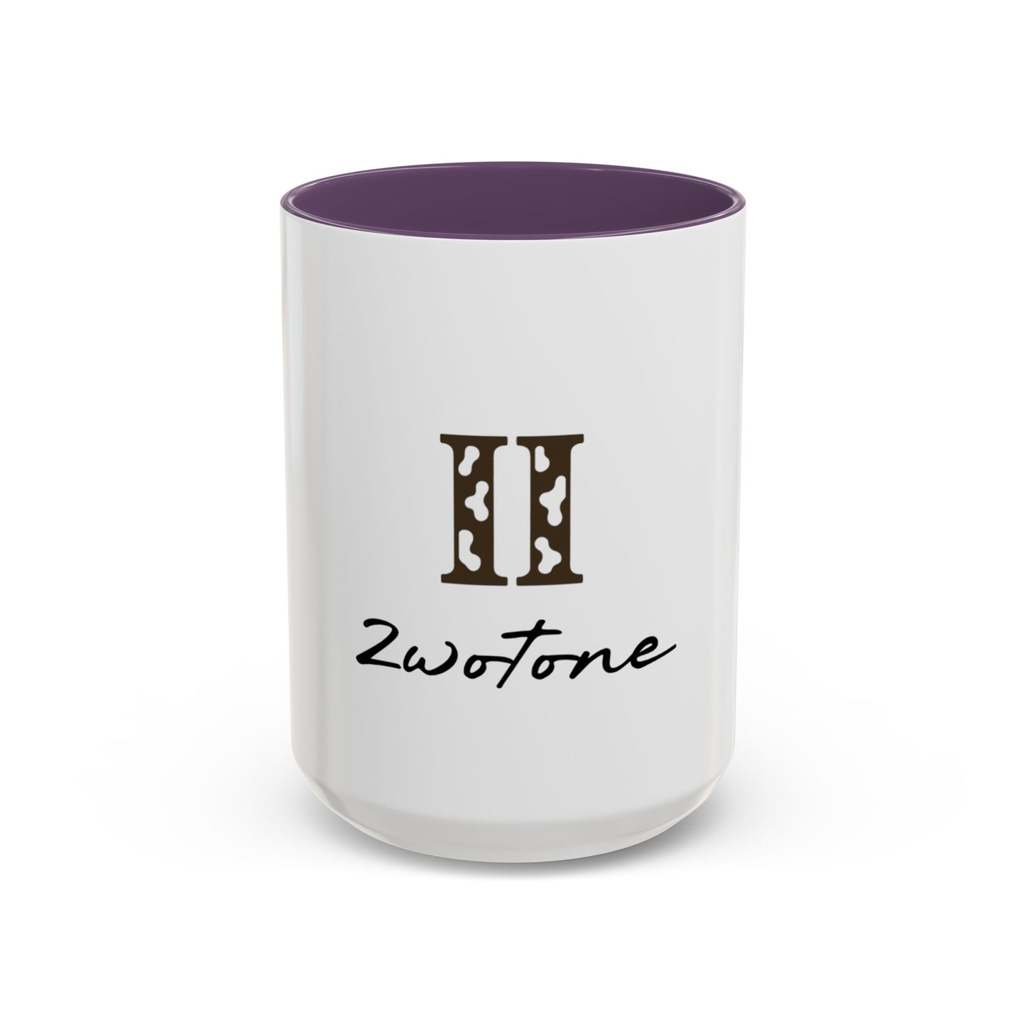 Chic Two-Tone Accent Coffee Mug - 11 & 15oz