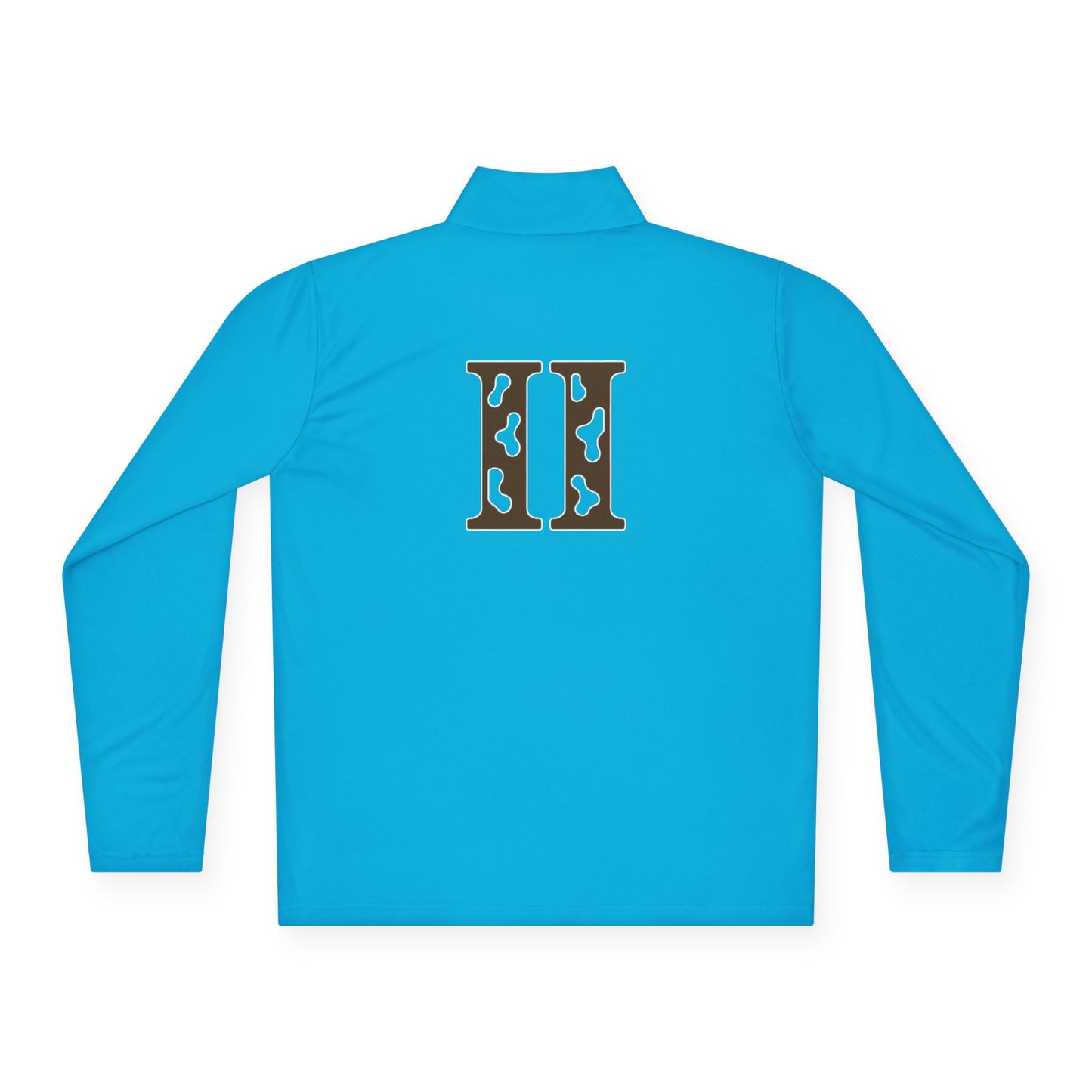 Unisex Quarter-Zip Pullover with Stylish Monogram, Casual Layering, Great for Fall, Gift for Him/Her, Sporty Comfort Wear