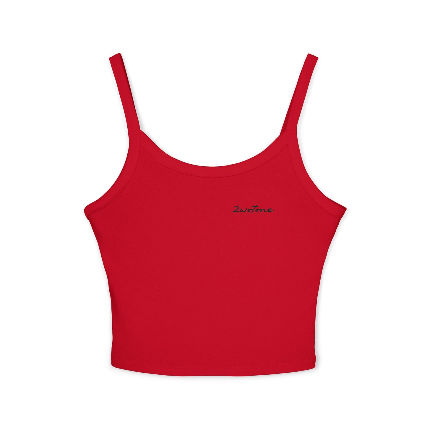 2wotone Signature Women's Spaghetti Strap Tank Top