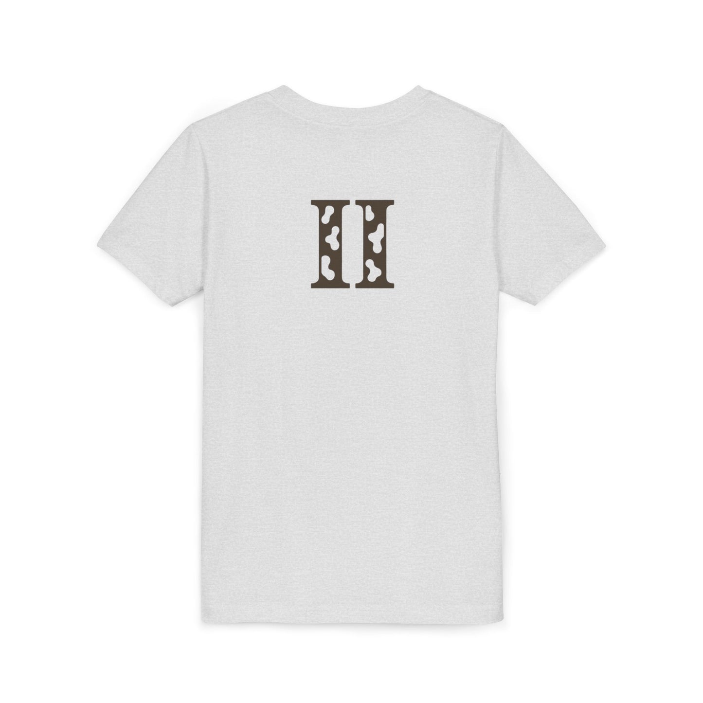 2wotone Minimalist Youth Short Sleeve Tee with Stylish Lettering II