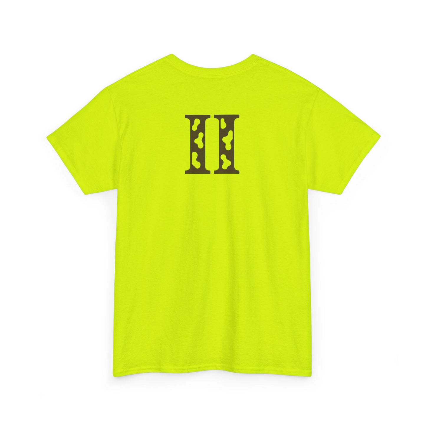 2wotone Casual  Heavy Cotton Tee - Minimalist Design for Everyday Style