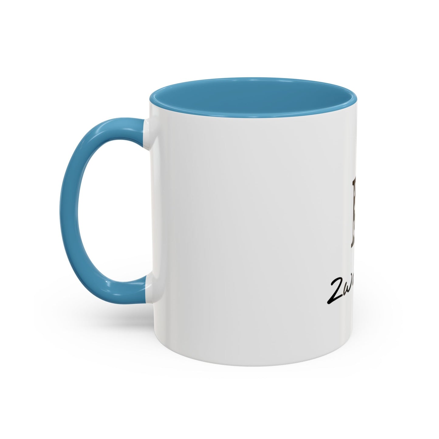 Chic Two-Tone Accent Coffee Mug - 11 & 15oz