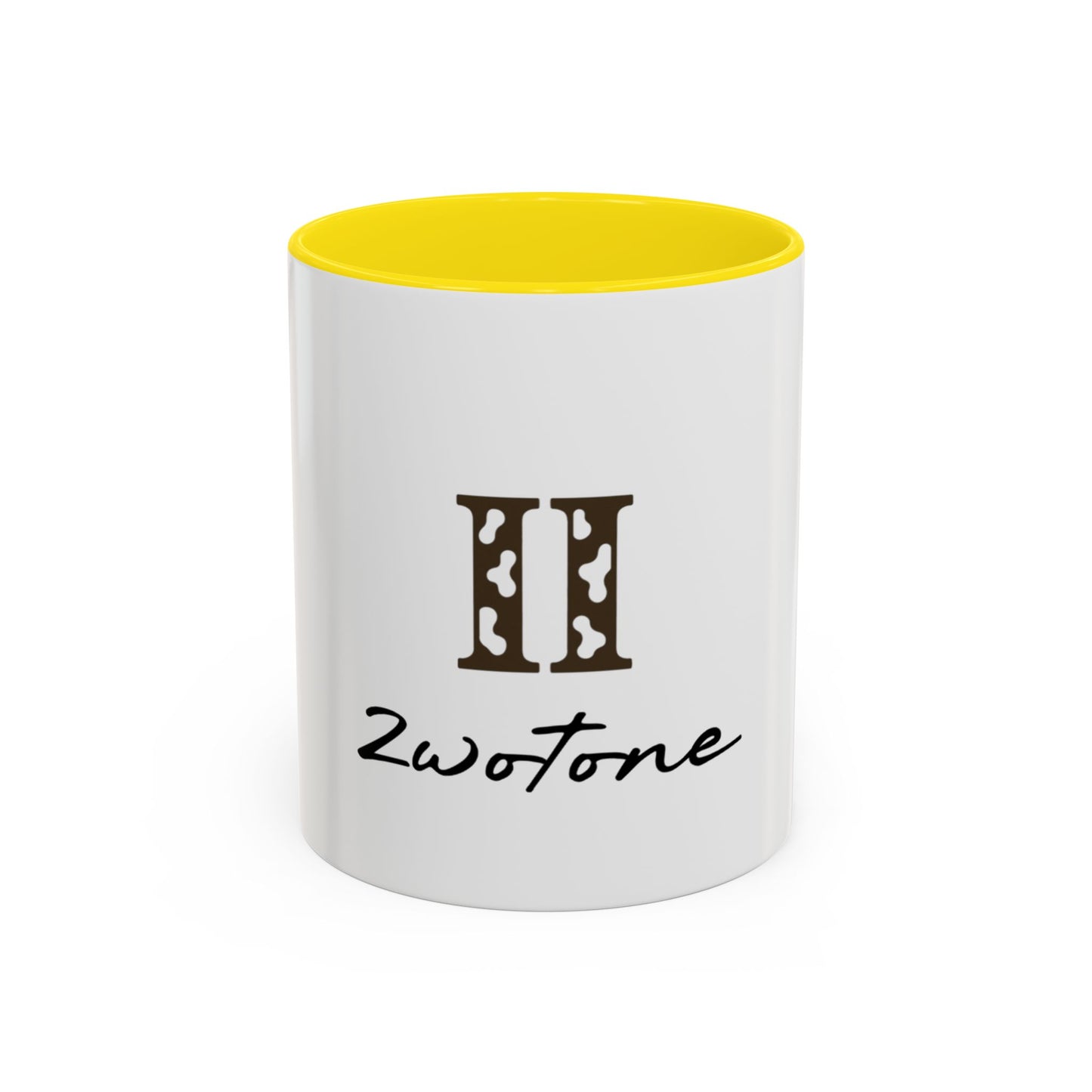 Chic Two-Tone Accent Coffee Mug - 11 & 15oz