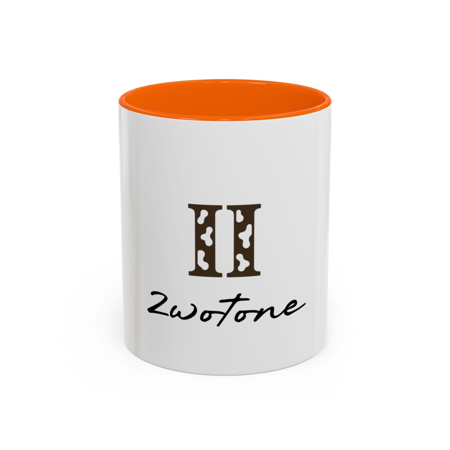 Chic Two-Tone Accent Coffee Mug - 11 & 15oz