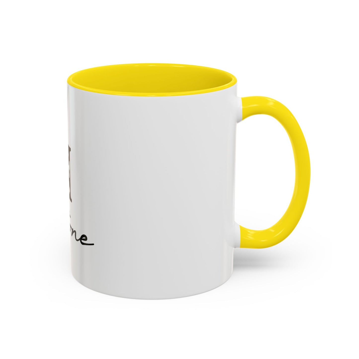 Chic Two-Tone Accent Coffee Mug - 11 & 15oz