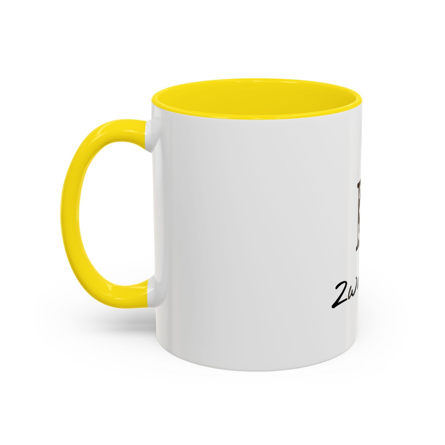 Chic Two-Tone Accent Coffee Mug - 11 & 15oz