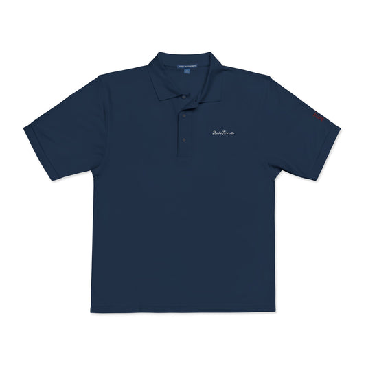 Embroidered  2wotone Polo Shirt