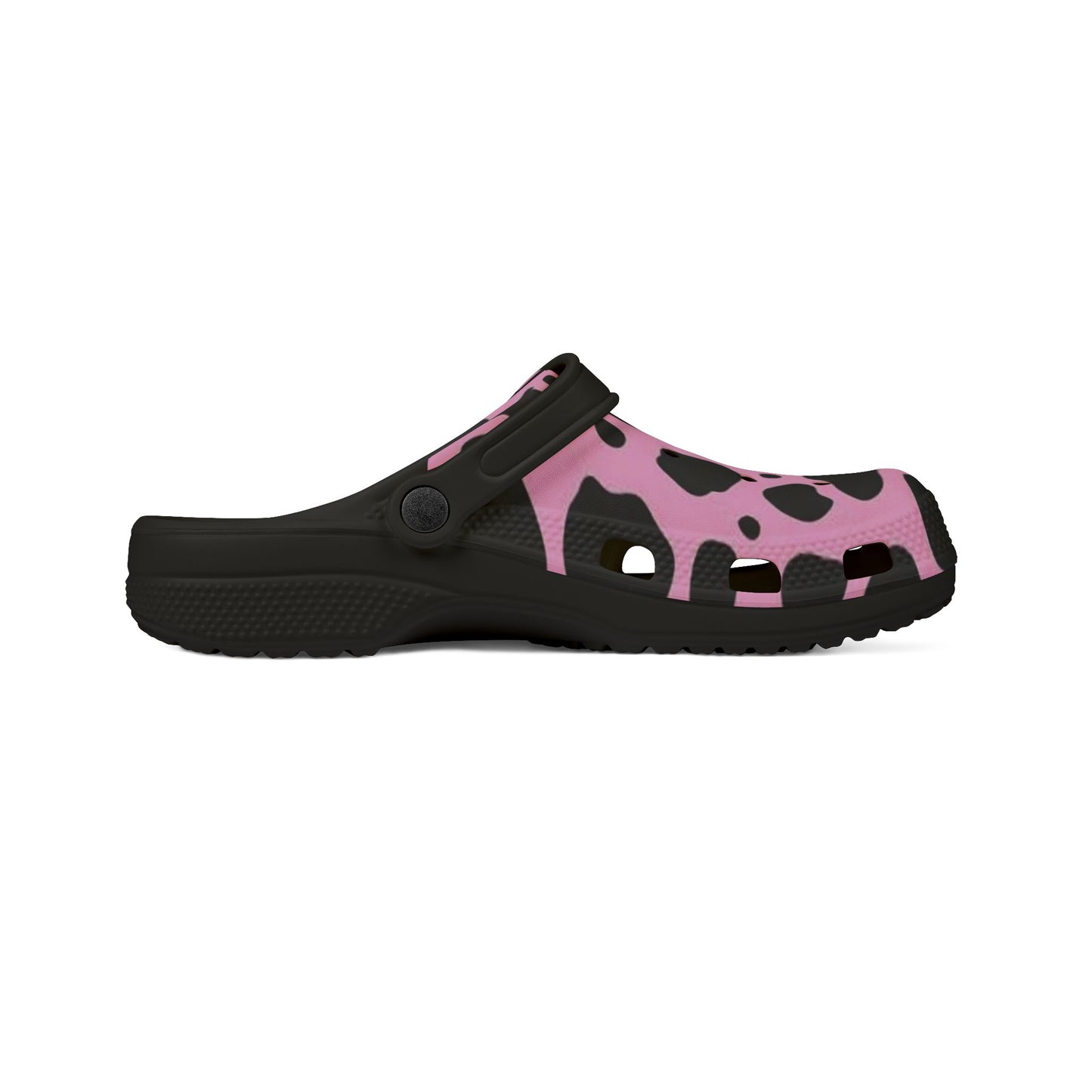 Women’s 2wotone Print Pink & Black Foam Clogs