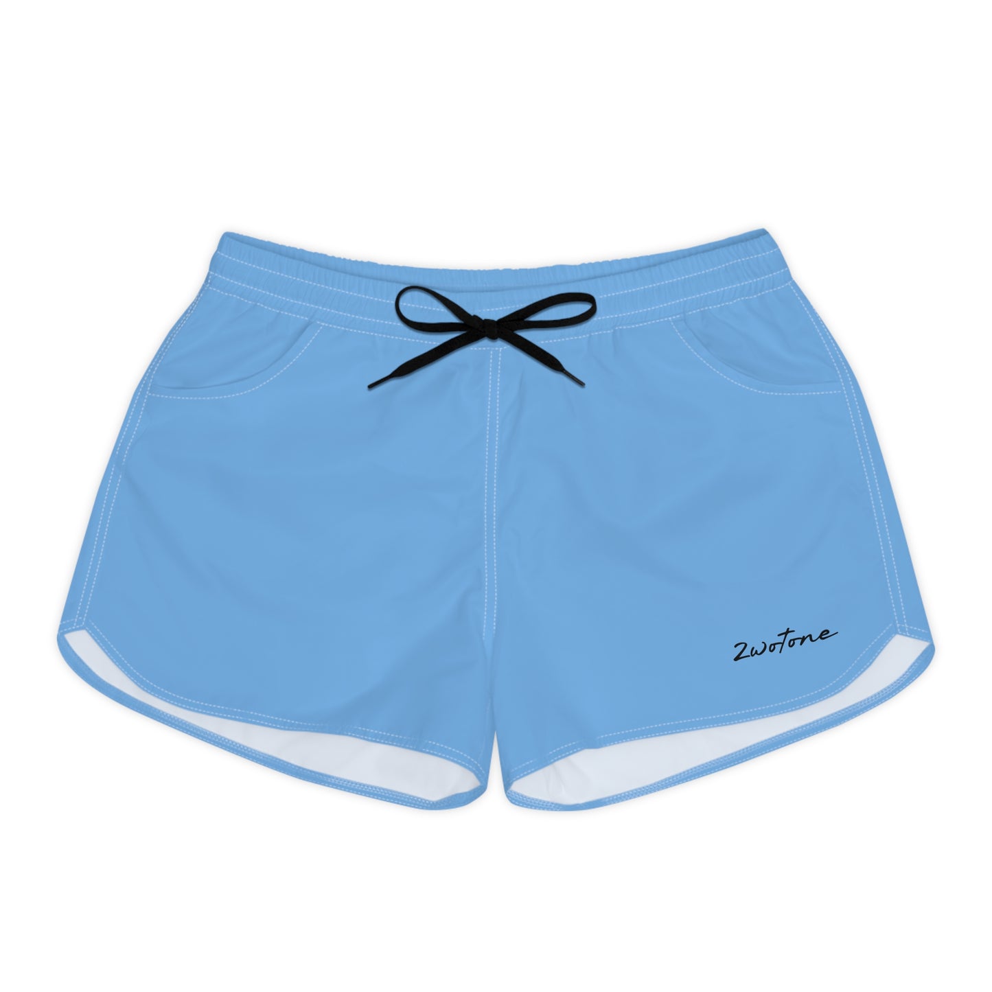 Light Blue 2wotone Signature Athletic Shorts