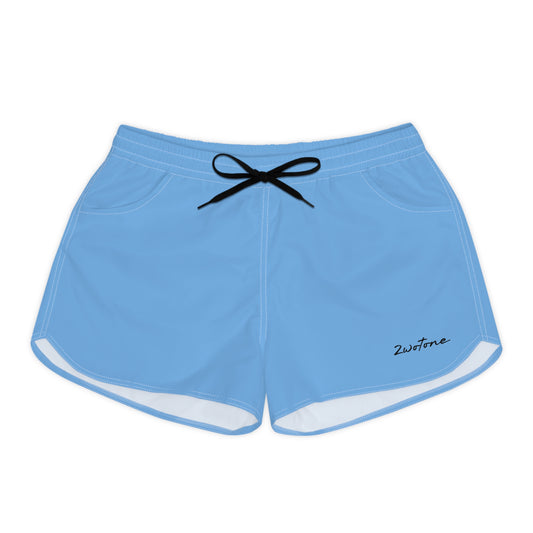 Light Blue 2wotone Signature Athletic Shorts