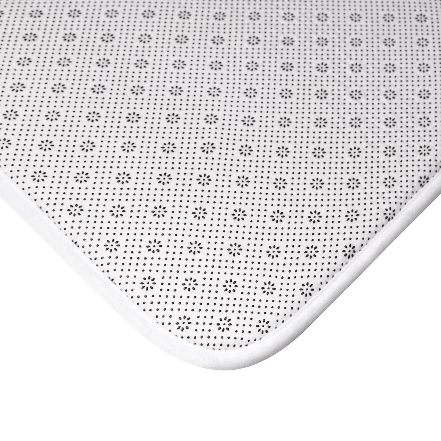 Green & Gold 2wotone Print Bath Mat — Luxe 2wotone Print Bathroom Rug